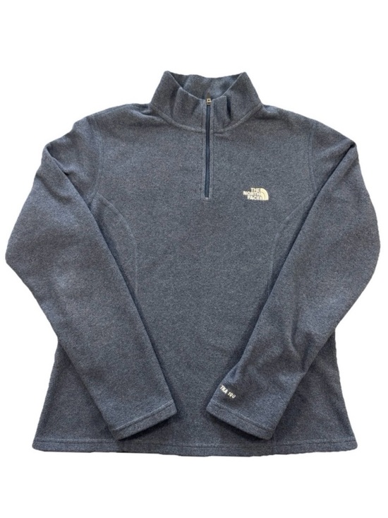 The North Face Tops - The North Face TKA 100 Quarter Zip Fleece Pullover M Blue Microfleece